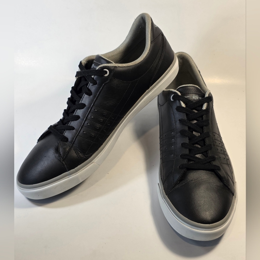 Marc Ecko Men’s Black Leather Lace-Up Low-top Casual Sneakers Size 11.5 - Picture 6 of 13